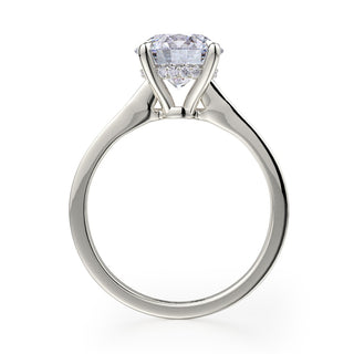 Michael M Crown Engagement Ring R703-2