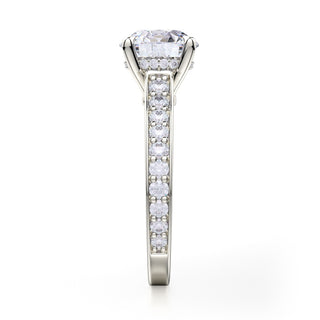 Michael M Crown Engagement Ring R703-2