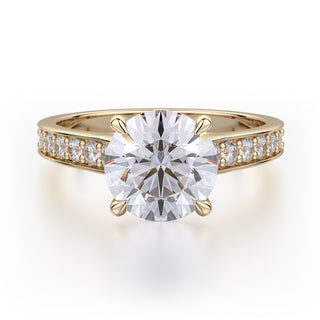 Michael M Crown Engagement Ring R703-2