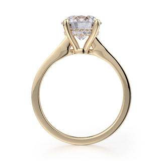 Michael M Crown Engagement Ring R703-2