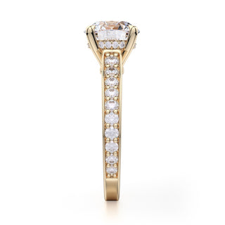 Michael M Crown Engagement Ring R703-2