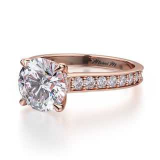 Michael M Crown Engagement Ring R703-2
