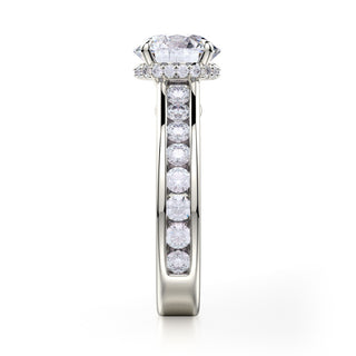 Michael M Crown Engagement Ring R704-2