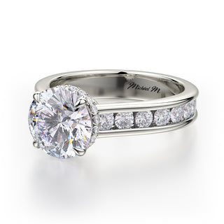Michael M Crown Engagement Ring R704-2