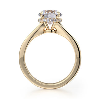 Michael M Crown Engagement Ring R704-2