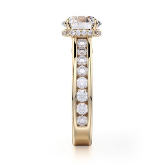 Michael M Crown Engagement Ring R704-2