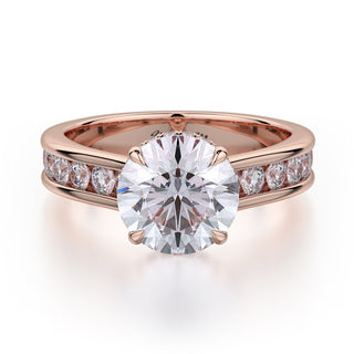 Michael M Crown Engagement Ring R704-2
