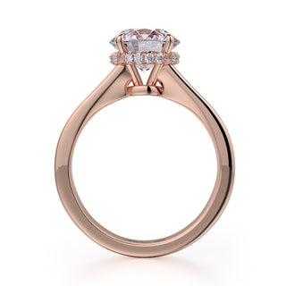Michael M Crown Engagement Ring R704-2