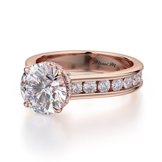 Michael M Crown Engagement Ring R704-2