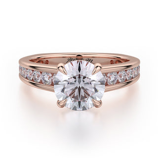 Michael M Crown Engagement Ring R705-2