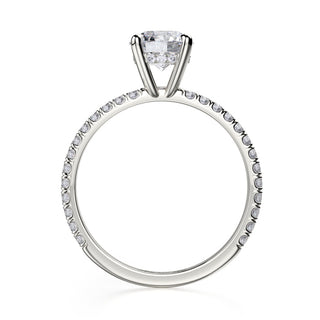 Michael M Crown Engagement Ring R706-1