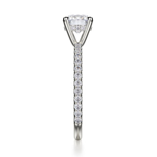 Michael M Crown Engagement Ring R706-1