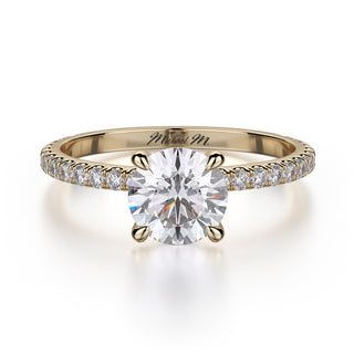 Michael M Crown Engagement Ring R706-1