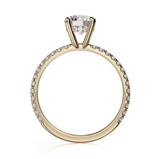 Michael M Crown Engagement Ring R706-1