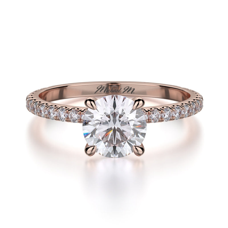 Michael M Crown Engagement Ring R706-1
