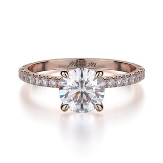 Michael M Crown Engagement Ring R706-1