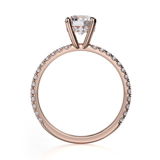 Michael M Crown Engagement Ring R706-1