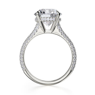 Michael M Crown Engagement Ring R707-3
