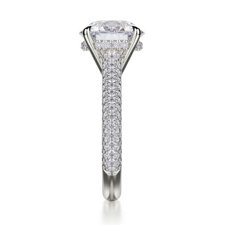 Michael M Crown Engagement Ring R707-3