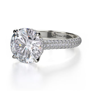 Michael M Crown Engagement Ring R707-3