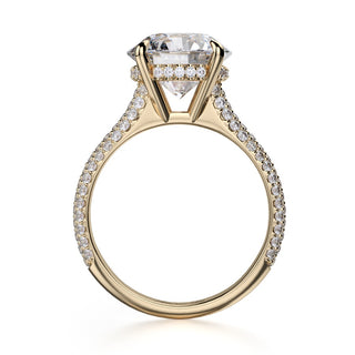 Michael M Crown Engagement Ring R707-3