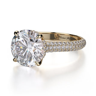Michael M Crown Engagement Ring R707-3