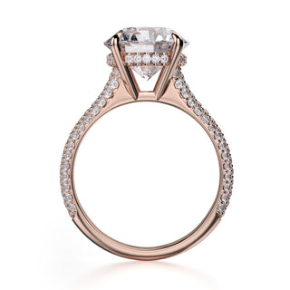 Michael M Crown Engagement Ring R707-3