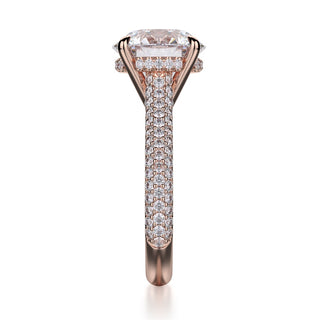Michael M Crown Engagement Ring R707-3