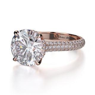 Michael M Crown Engagement Ring R707-3