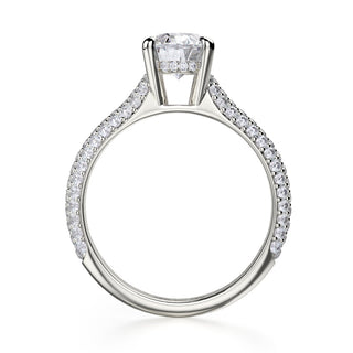 Michael M Crown Engagement Ring R708-2