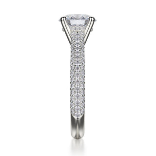 Michael M Crown Engagement Ring R708-2
