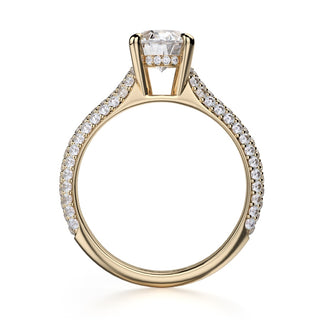 Michael M Crown Engagement Ring R708-2