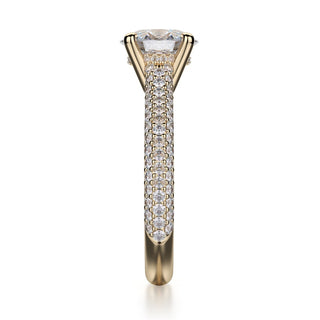 Michael M Crown Engagement Ring R708-2