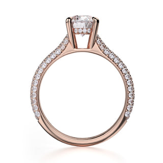 Michael M Crown Engagement Ring R708-2