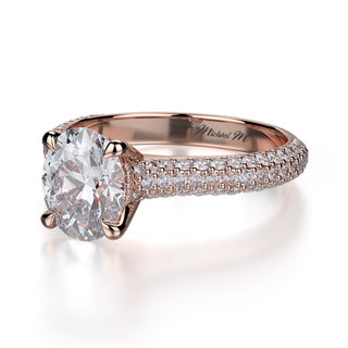 Michael M Crown Engagement Ring R708-2