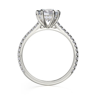 Michael M Crown Engagement Ring R712-1.5
