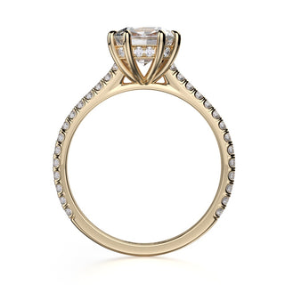 Michael M Crown Engagement Ring R712-1.5