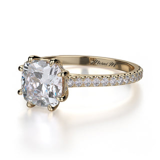 Michael M Crown Engagement Ring R712-1.5