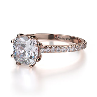 Michael M Crown Engagement Ring R712-1.5