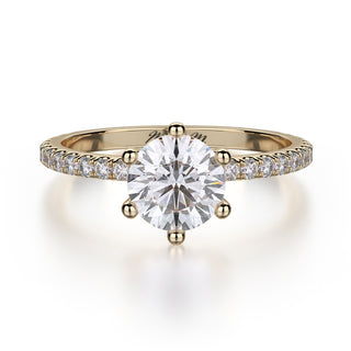 Michael M Crown Engagement Ring R713-1
