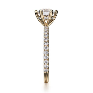 Michael M Crown Engagement Ring R713-1
