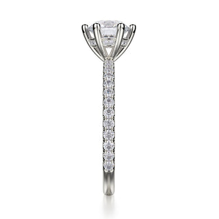 Michael M Crown Engagement Ring R713-1