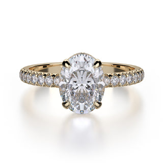 Michael M Crown Engagement Ring R715-2