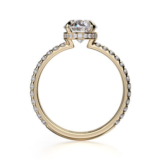 Michael M Crown Engagement Ring R715-2