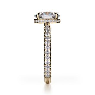 Michael M Crown Engagement Ring R715-2