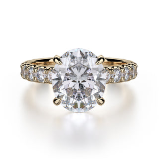 Michael M Crown Engagement Ring R731-3