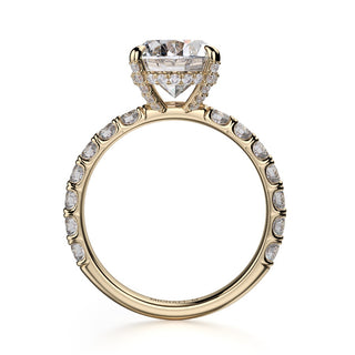 Michael M Crown Engagement Ring R731-3