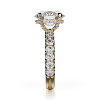 Michael M Crown Engagement Ring R731-3