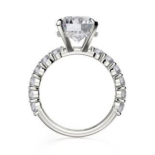 Michael M Crown Engagement Ring R736-3