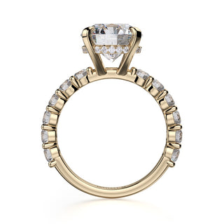 Michael M Crown Engagement Ring R736-3